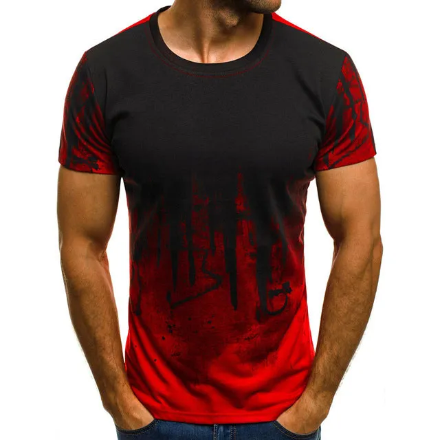 FLYFIREFLY Men Camouflage Printed  Male T Shirt Bottoms Top Tee Male Hiphop Streetwear Long Sleeve Fitness Tshirts