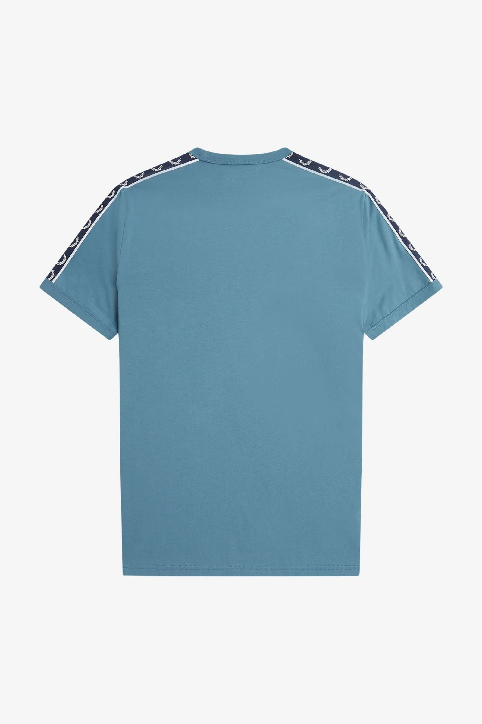 Fred Perry M4613 Contrast Tape Ringer T-Shirt Ash Blue