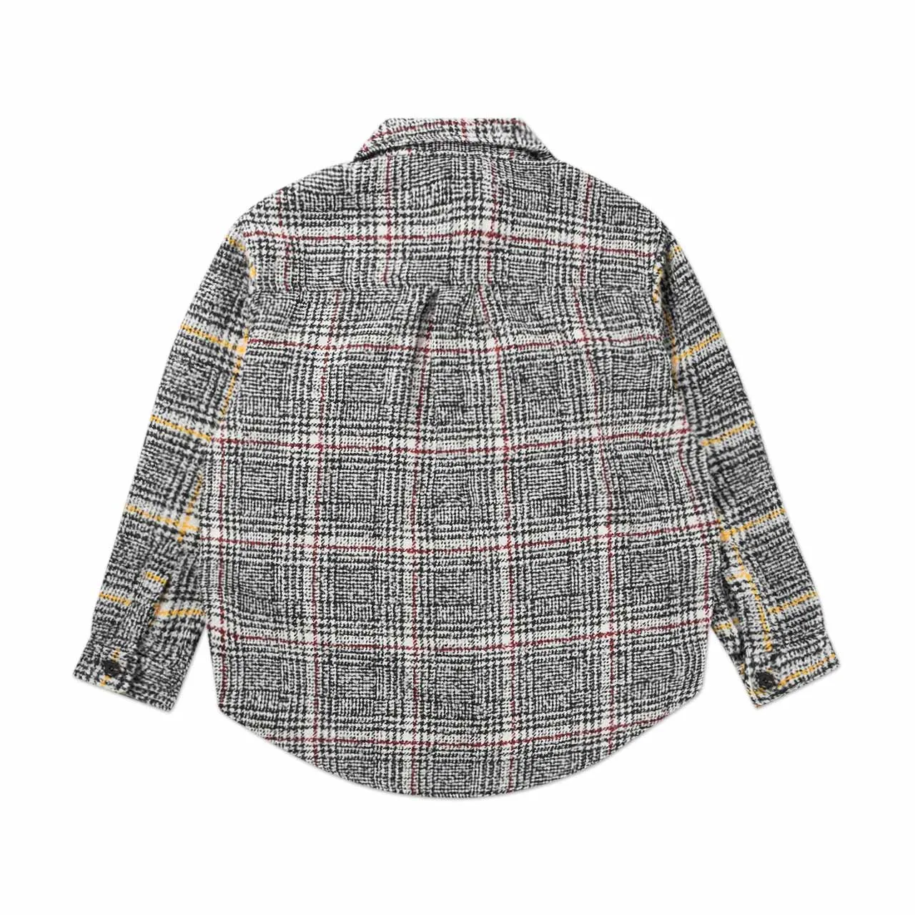 fucking awesome heavy flannel over shirt (black / red)
