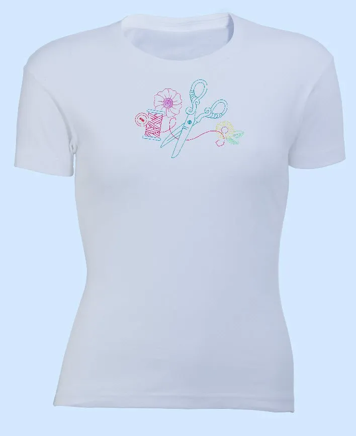 Fun With Embroidery: Embroider a T-Shirt