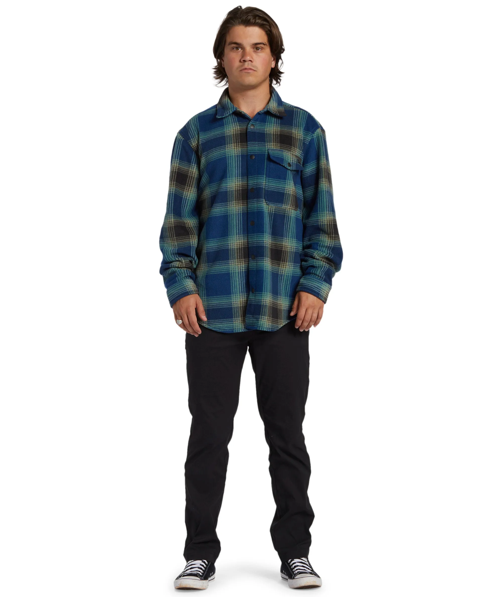 Furnace Flannel - Dark Blue