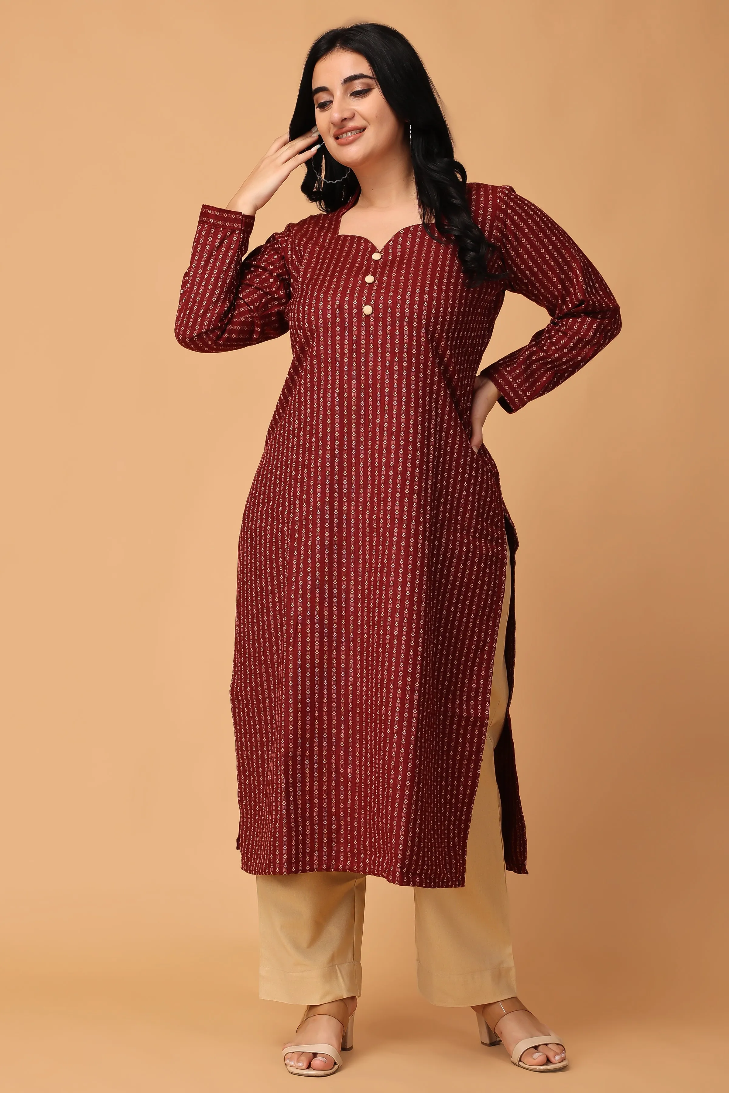 Furnace Flow Woollen Kurta
