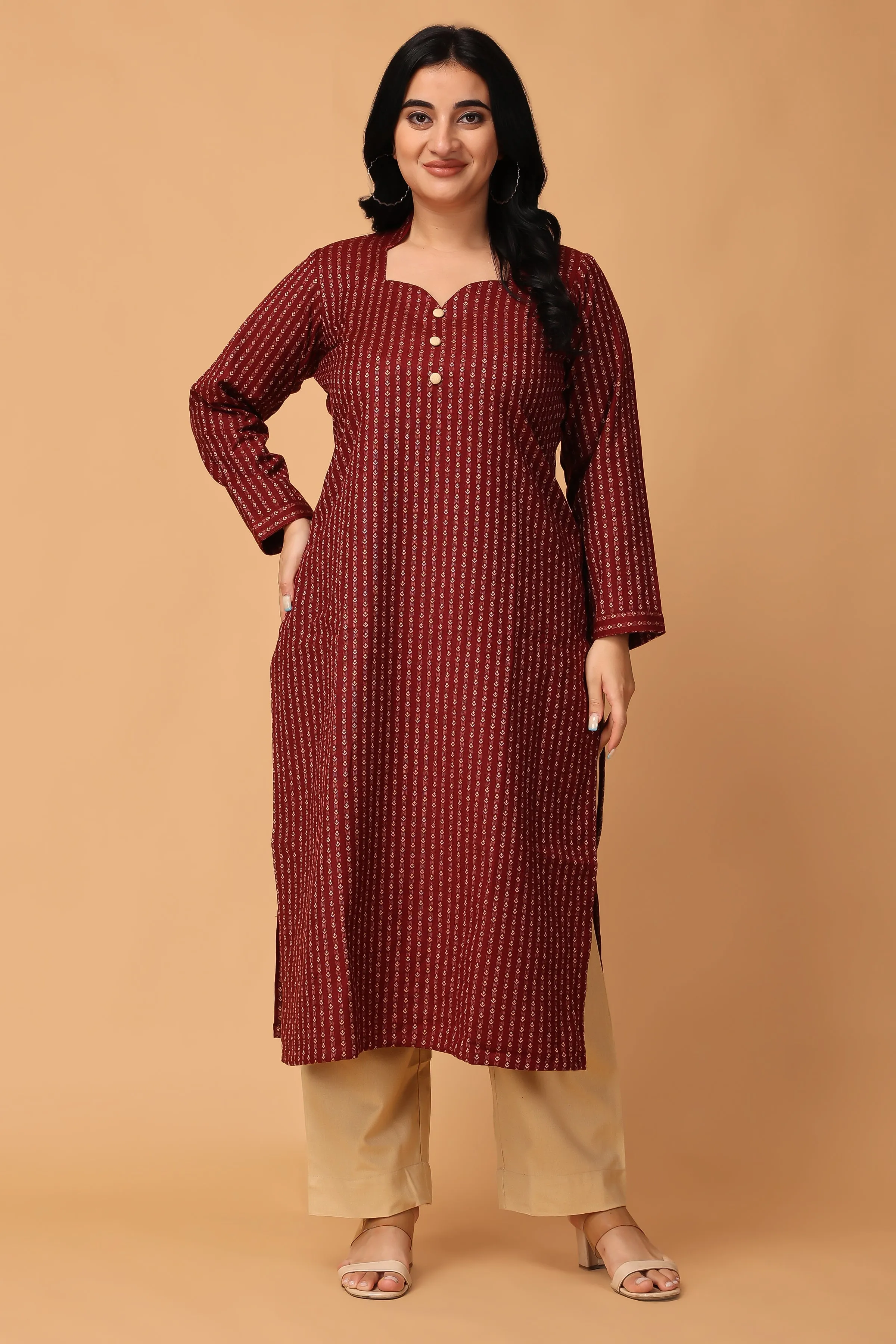 Furnace Flow Woollen Kurta