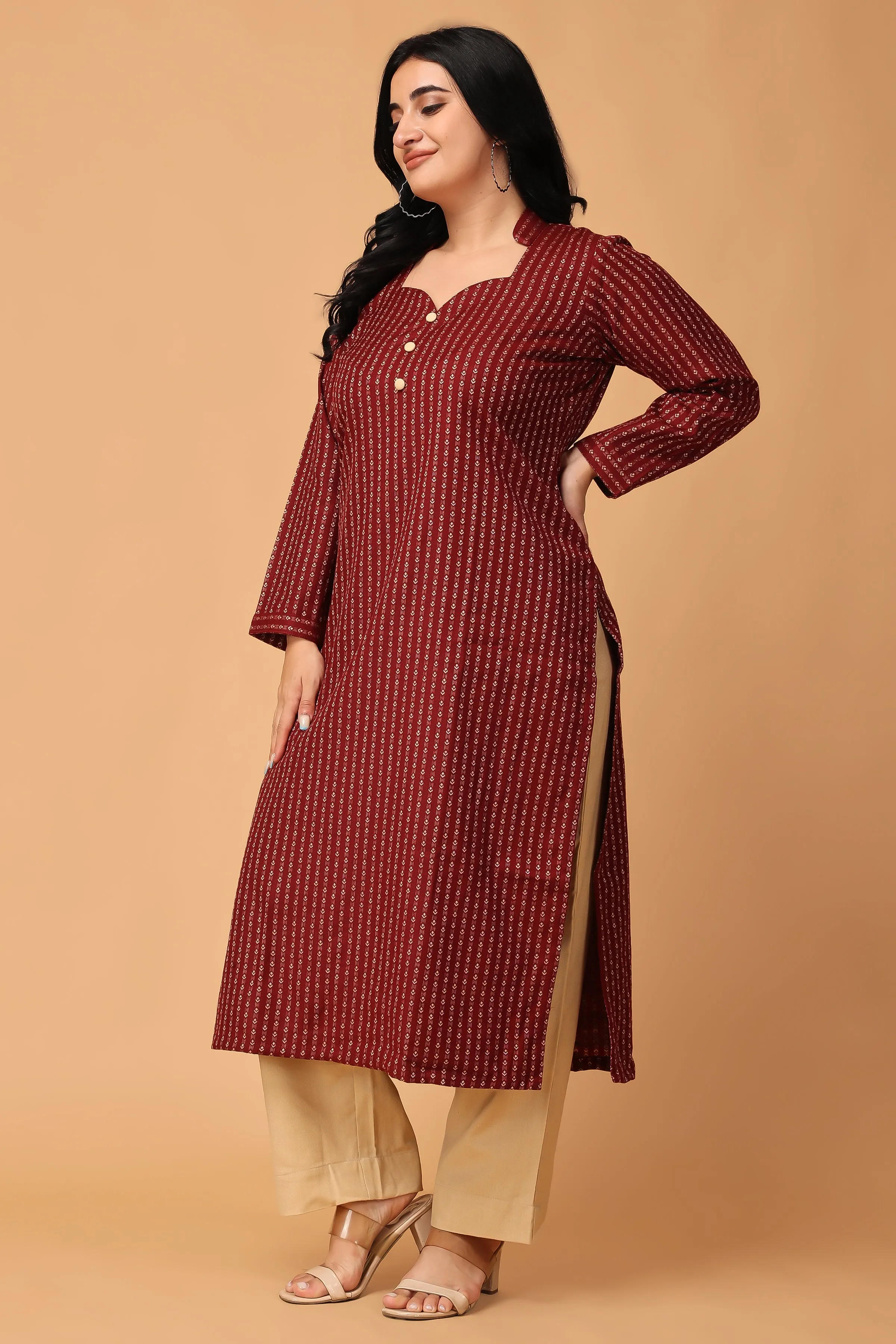Furnace Flow Woollen Kurta