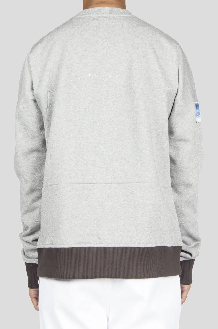 FUTUR TRE CREWNECK HEATHER GREY