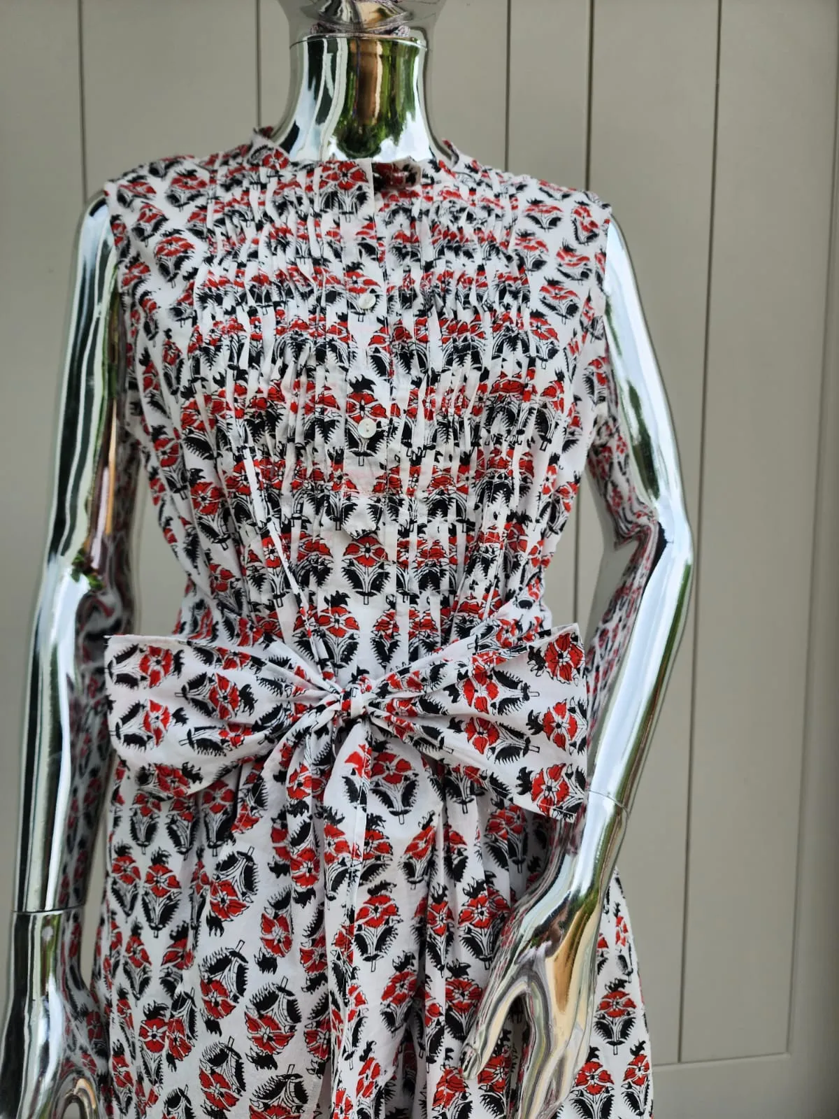 Gameday Sleeveless Sundress - Red/Black