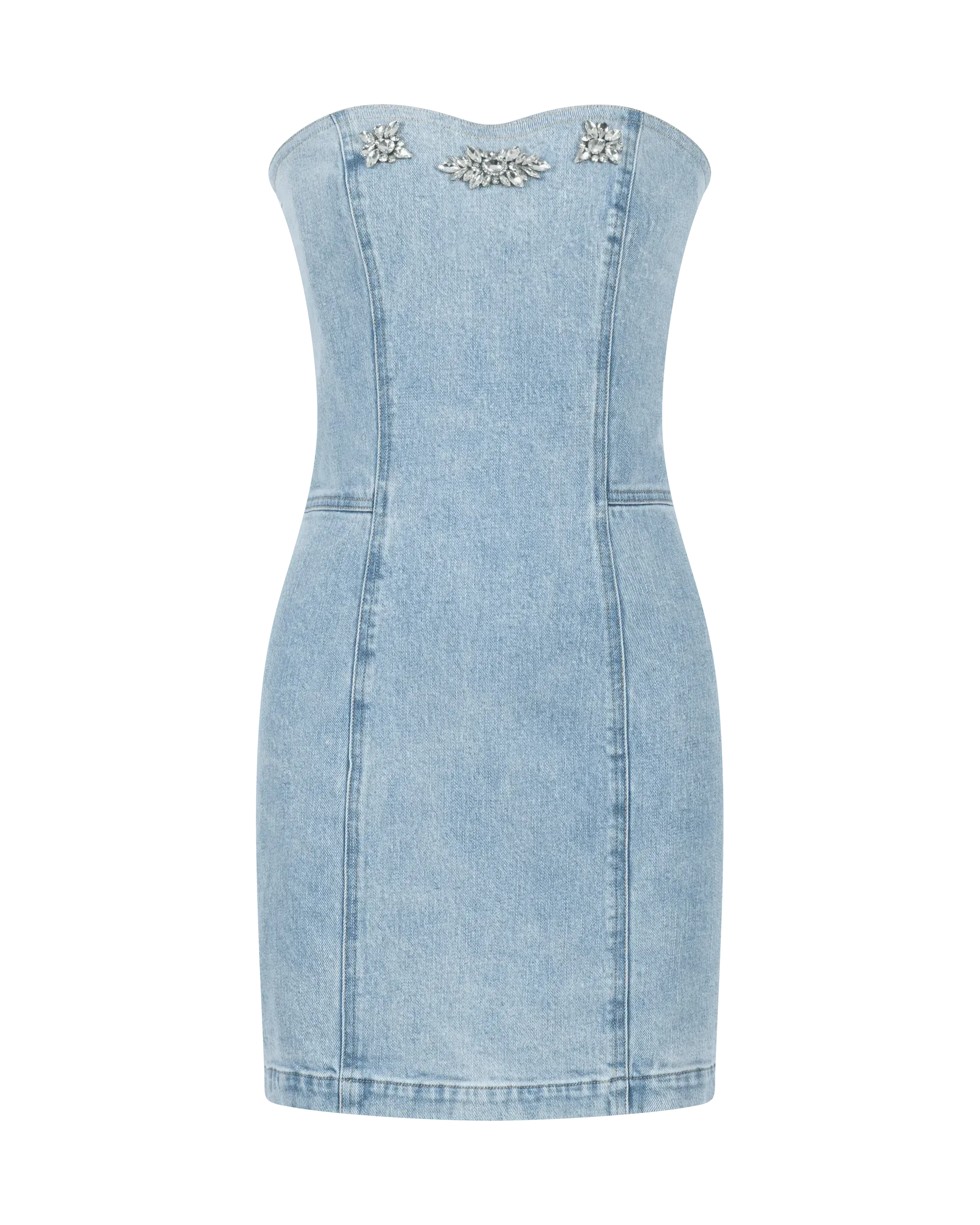 Generation Love Idara Crystal Denim Dress