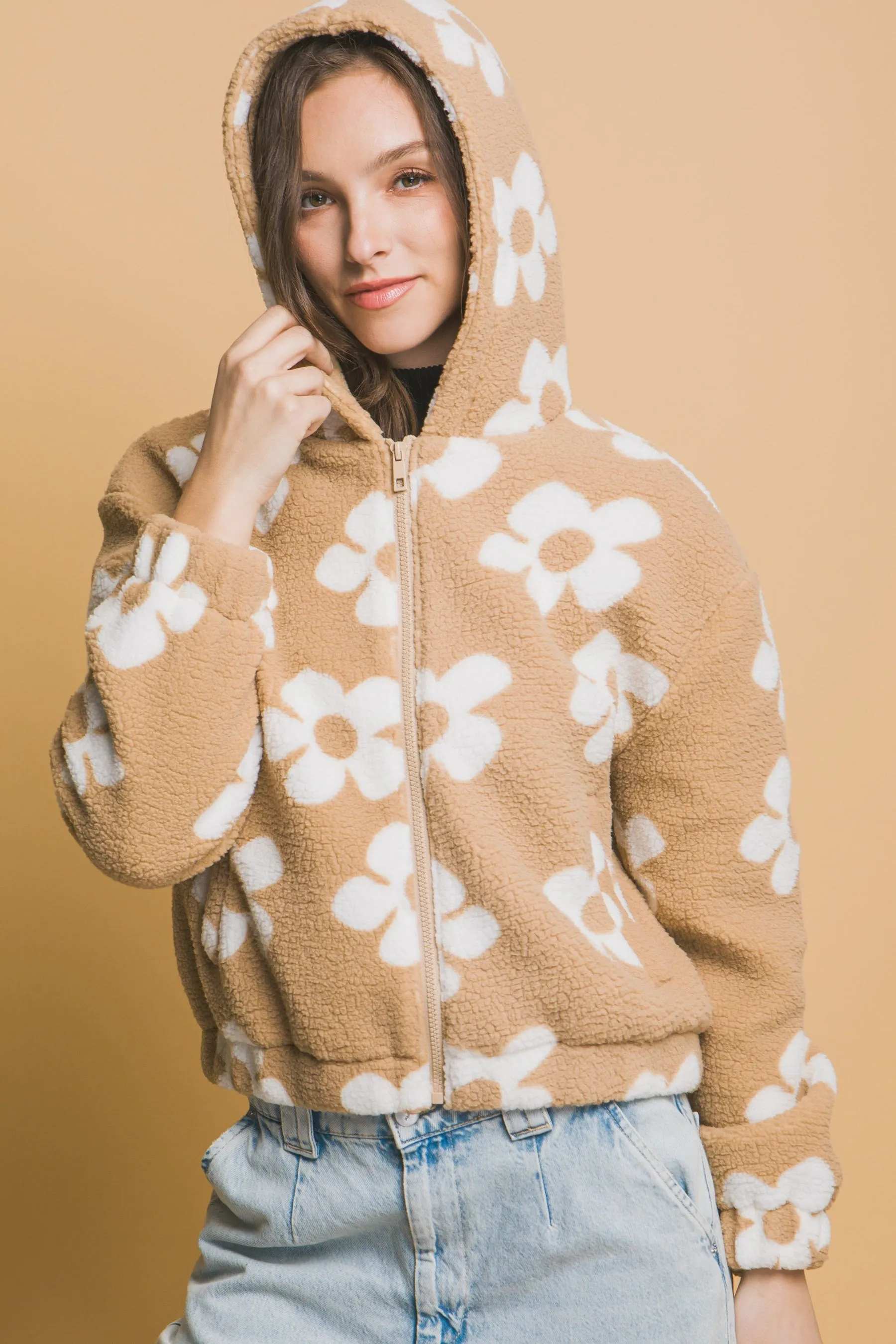 Gift Giving Jacket in Tan