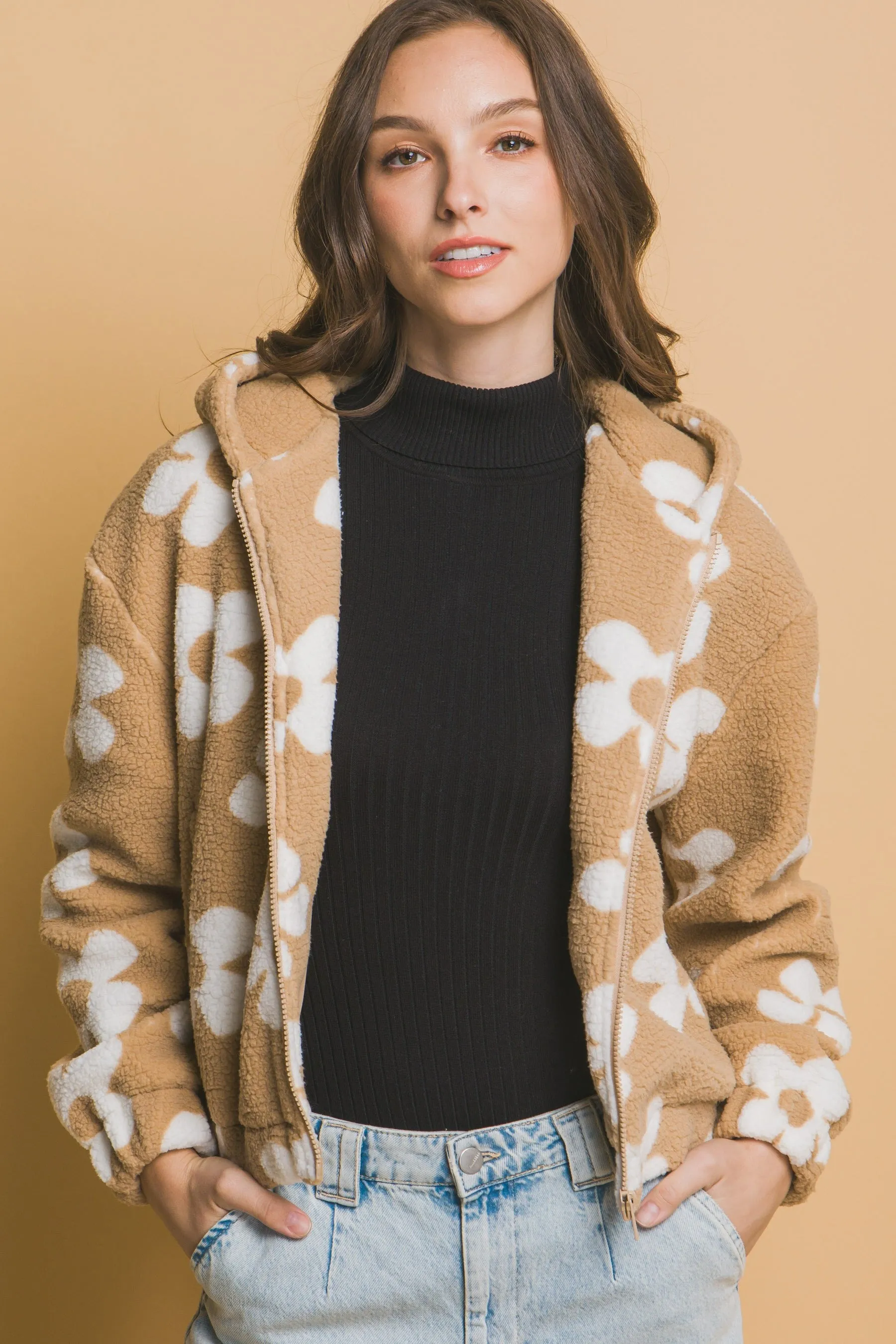 Gift Giving Jacket in Tan