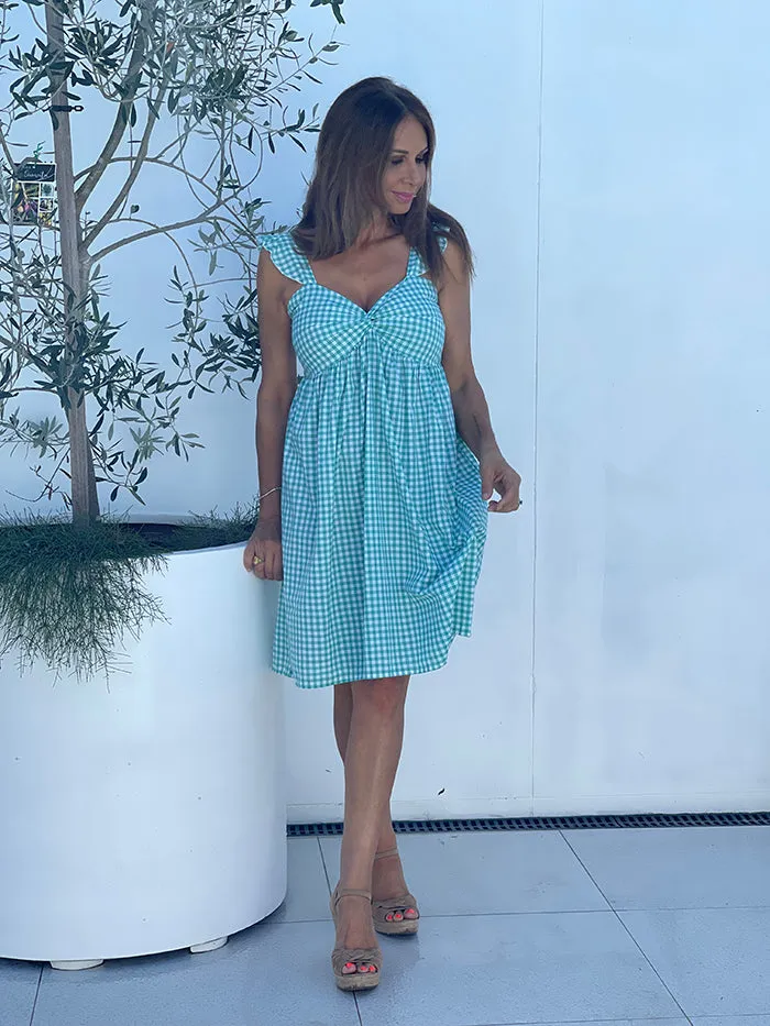 Gingham Sundress - Green