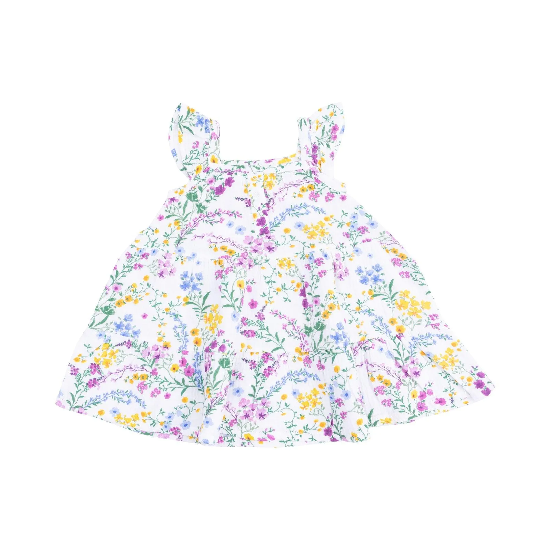Girls Dresses | Twirly Sundress - Cottage Climbing Floral | Angel Dear