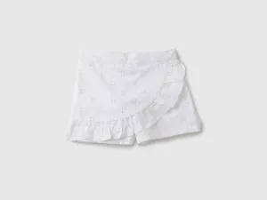 Girls Embroidery Regular Fit Skirt
