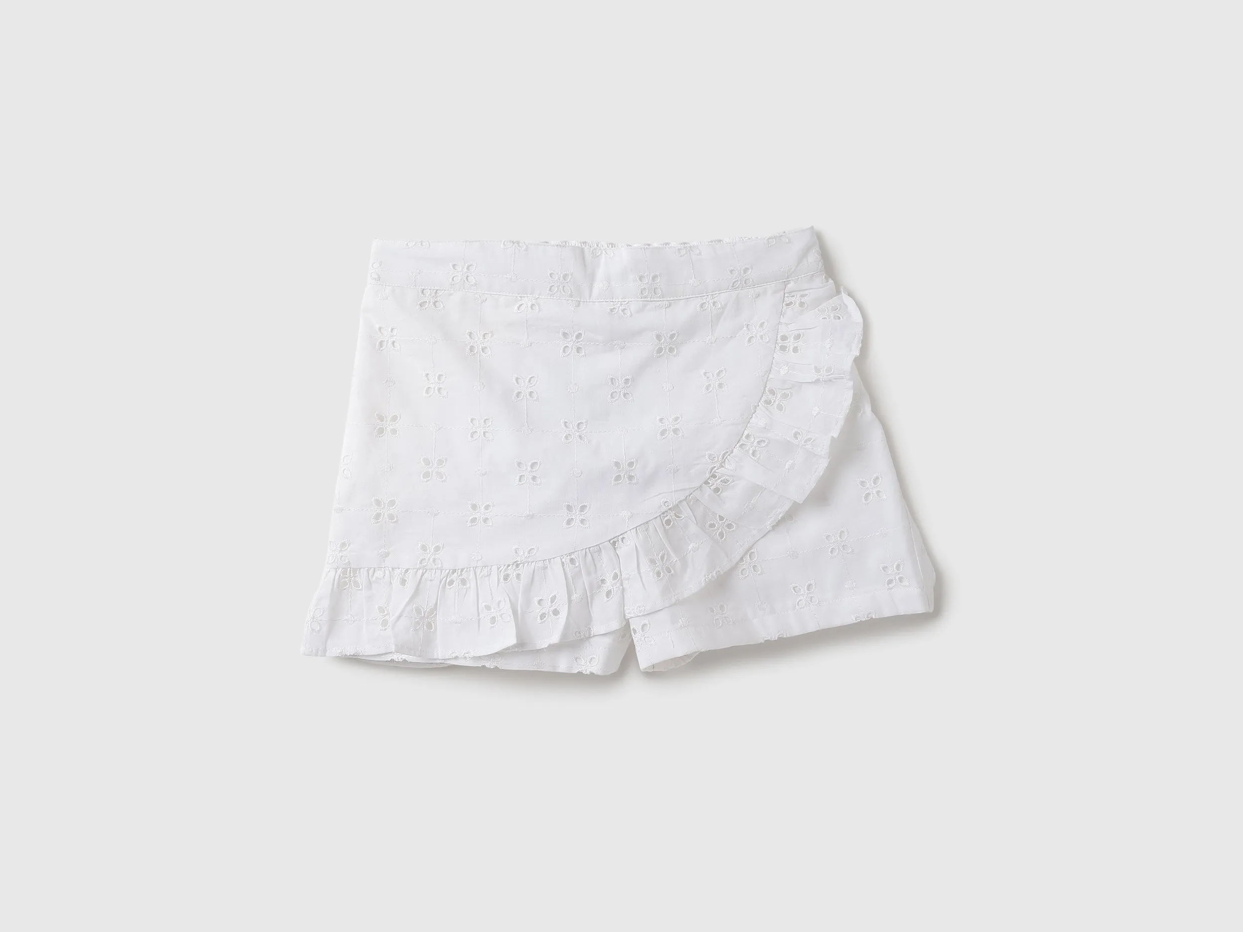 Girls Embroidery Regular Fit Skirt