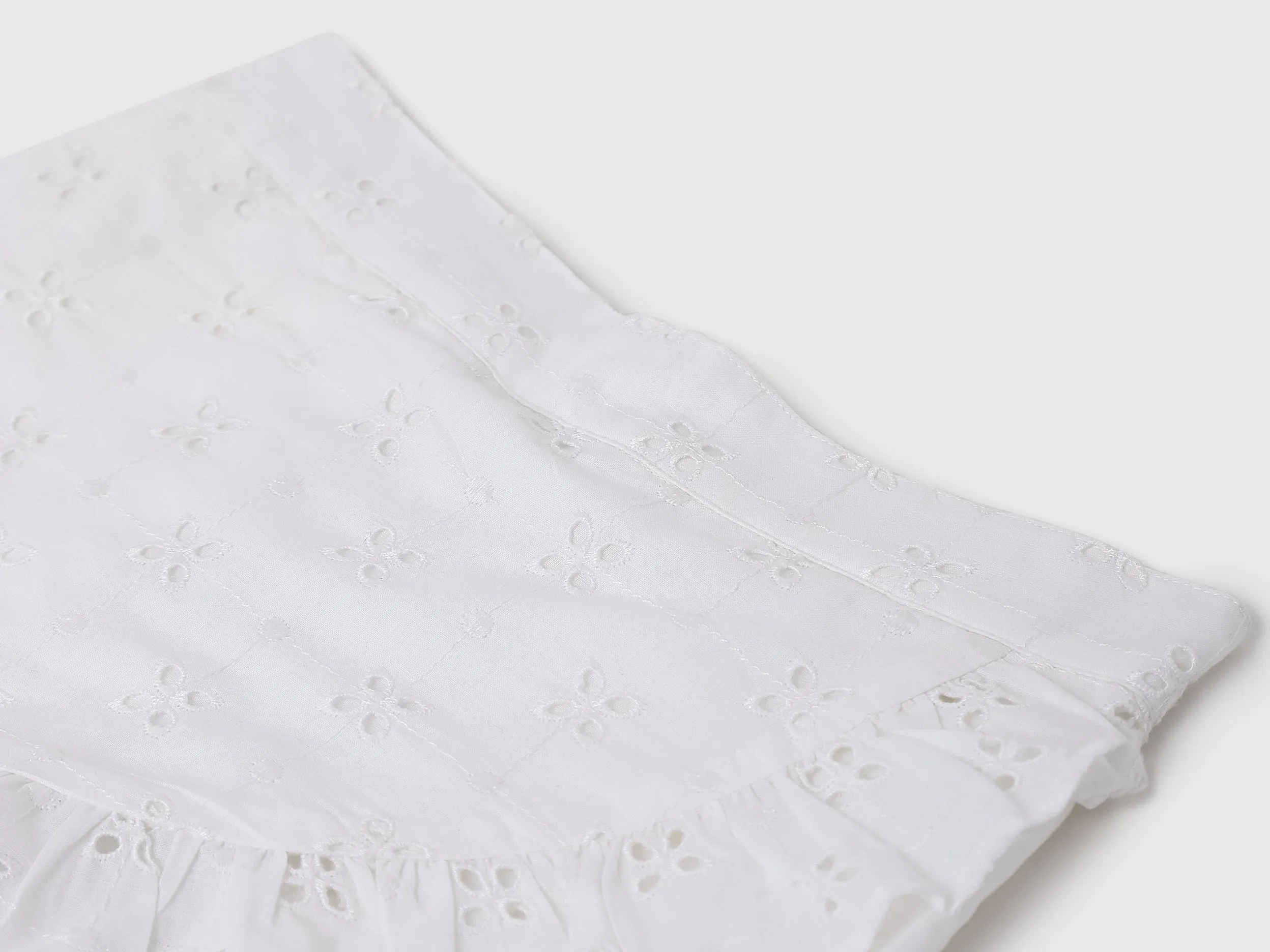 Girls Embroidery Regular Fit Skirt