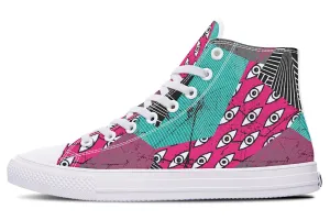 Graphic Eyes High Tops