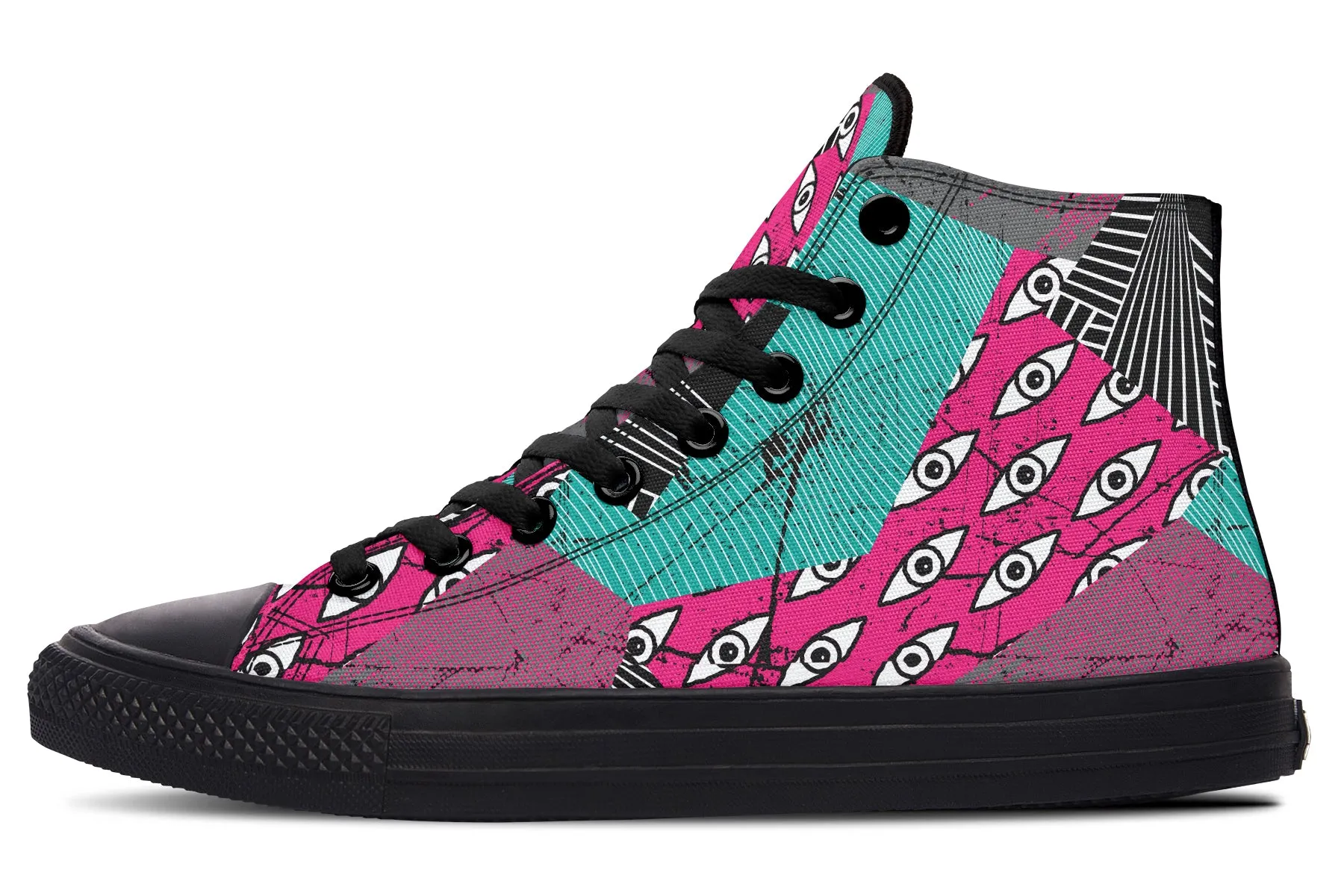 Graphic Eyes High Tops