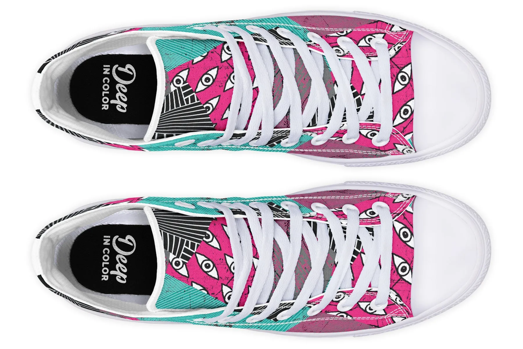 Graphic Eyes High Tops