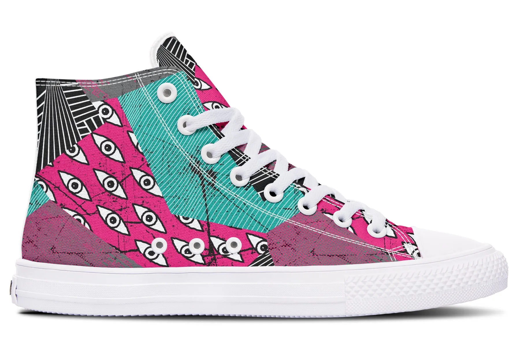 Graphic Eyes High Tops