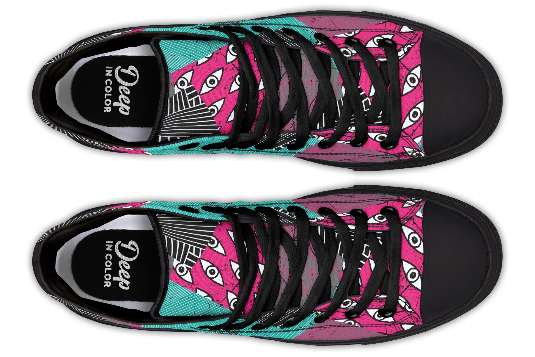Graphic Eyes High Tops