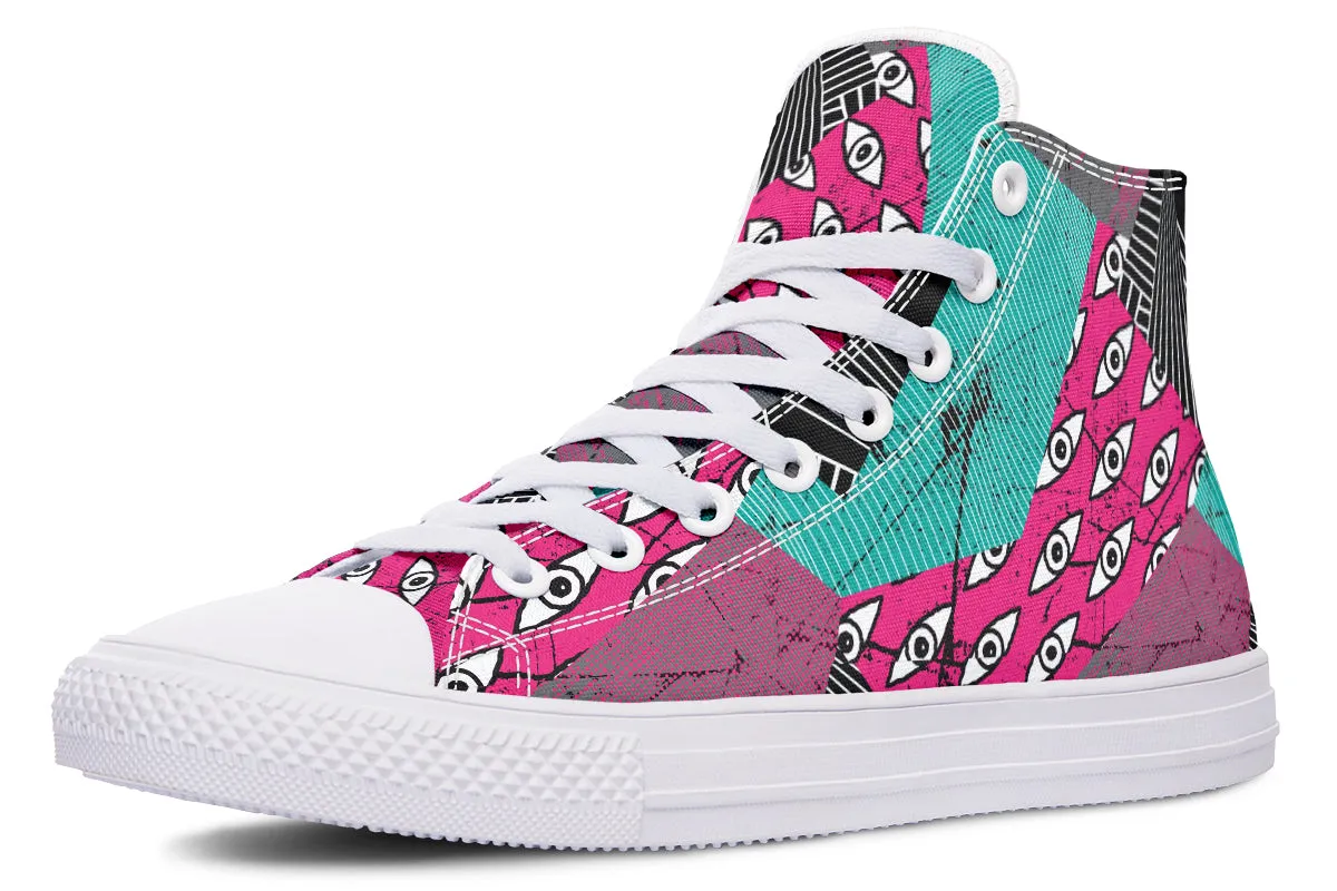 Graphic Eyes High Tops