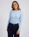 Greta Long Sleeve - Light Blue