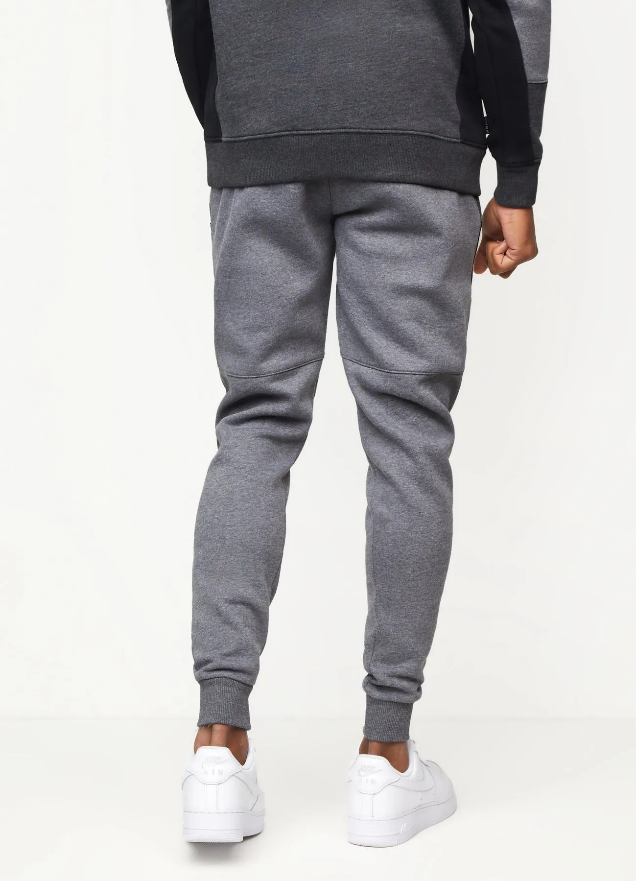 Gym King Minefield Jogger Black/Charcoal Marl