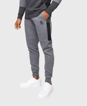 Gym King Minefield Jogger Black/Charcoal Marl