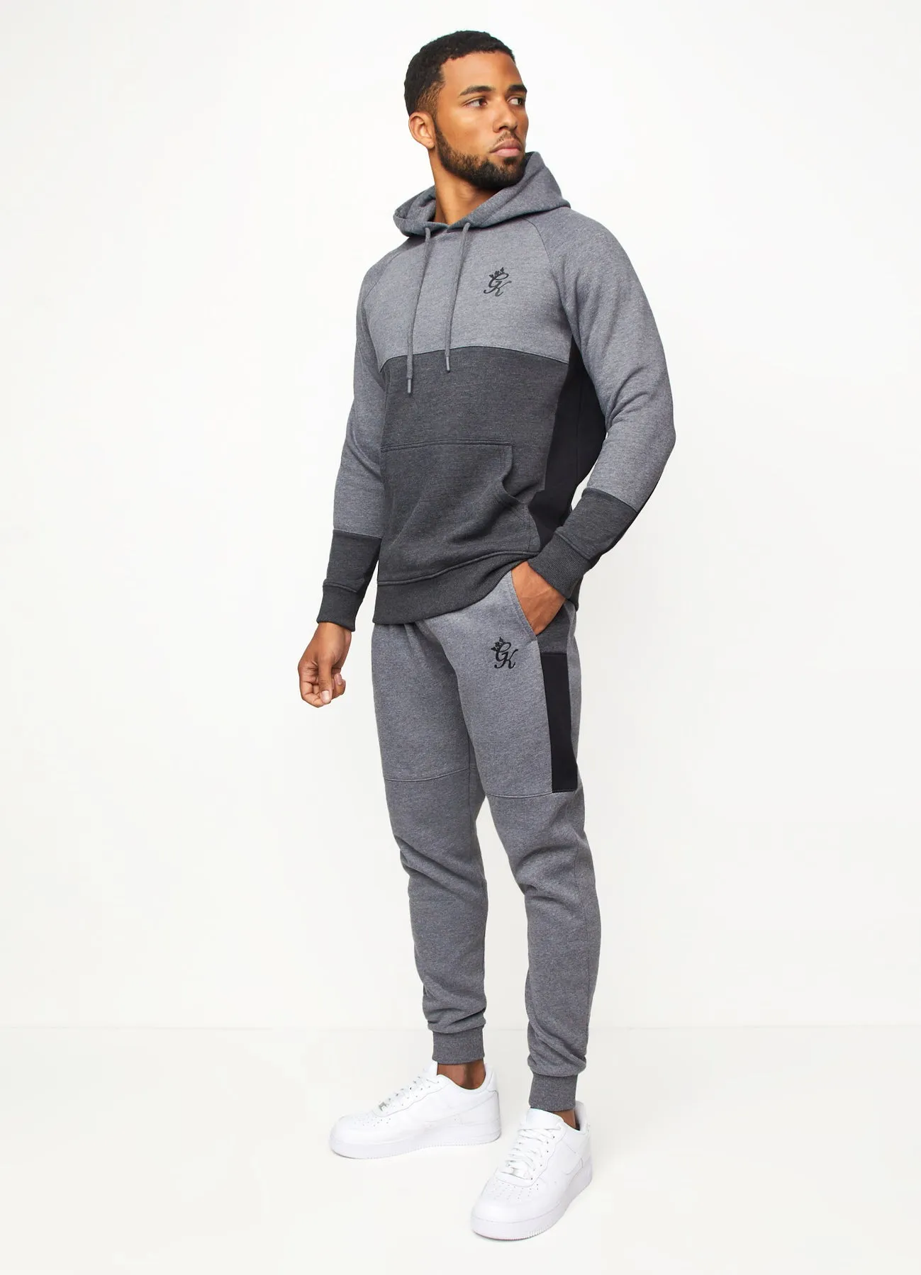 Gym King Minefield Jogger Black/Charcoal Marl