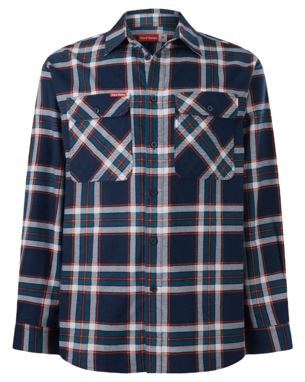 Hard Yakka Mens Lightweight Check Flannel Shirt