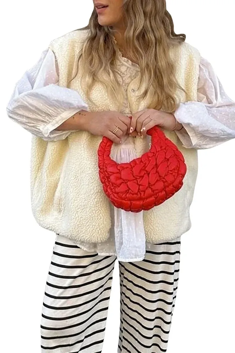 HCT1171 Cozy Sherpa Vest Outerwear
