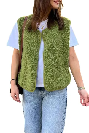 HCT1171 Cozy Sherpa Vest Outerwear