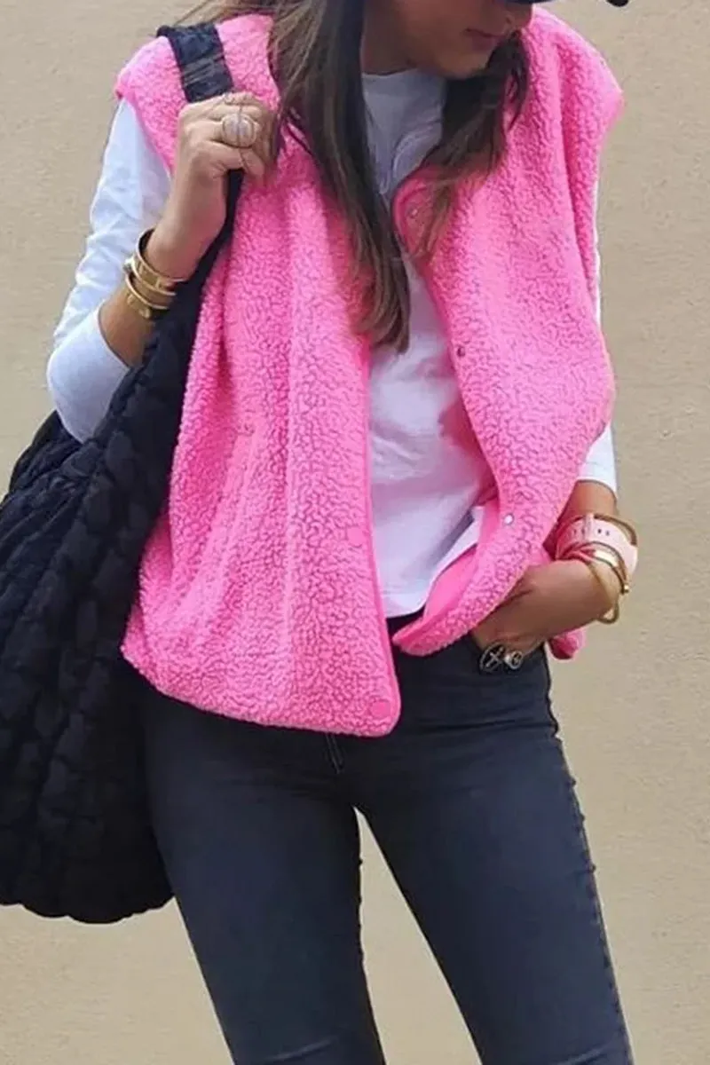 HCT1171 Cozy Sherpa Vest Outerwear