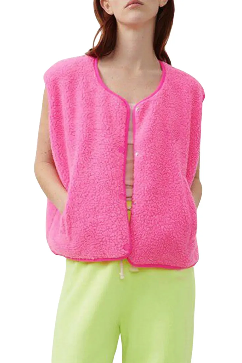 HCT1171 Cozy Sherpa Vest Outerwear