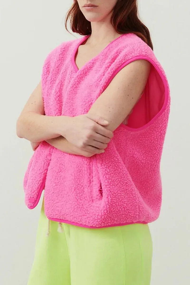 HCT1171 Cozy Sherpa Vest Outerwear