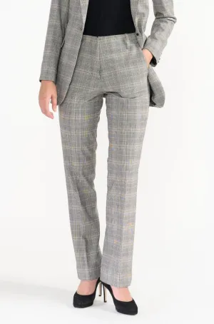 HELEN BLACK & WHITE WOMEN'S WOOLEN PANTS