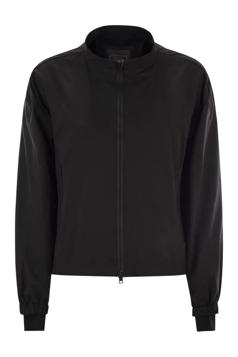 HERNO Lightweight Women's Bomber Jacket with Zip