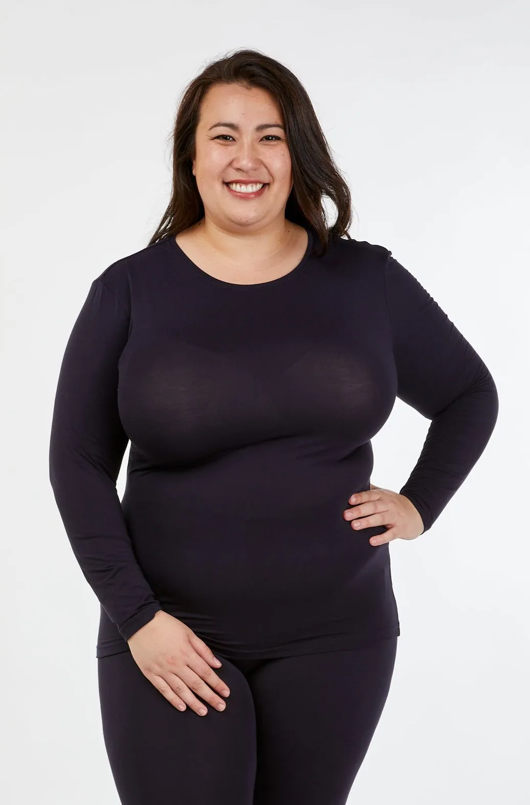 High Neck Long Sleeve Top