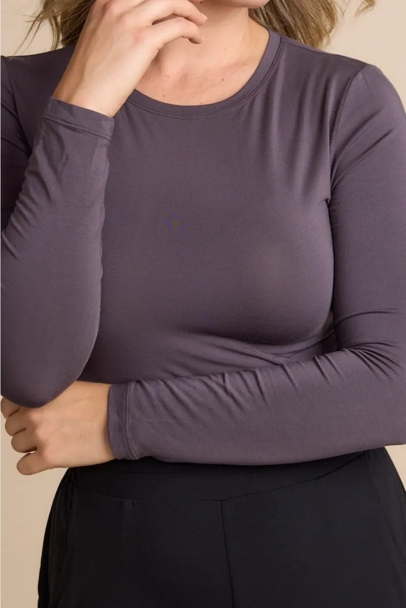 High Neck Long Sleeve Top