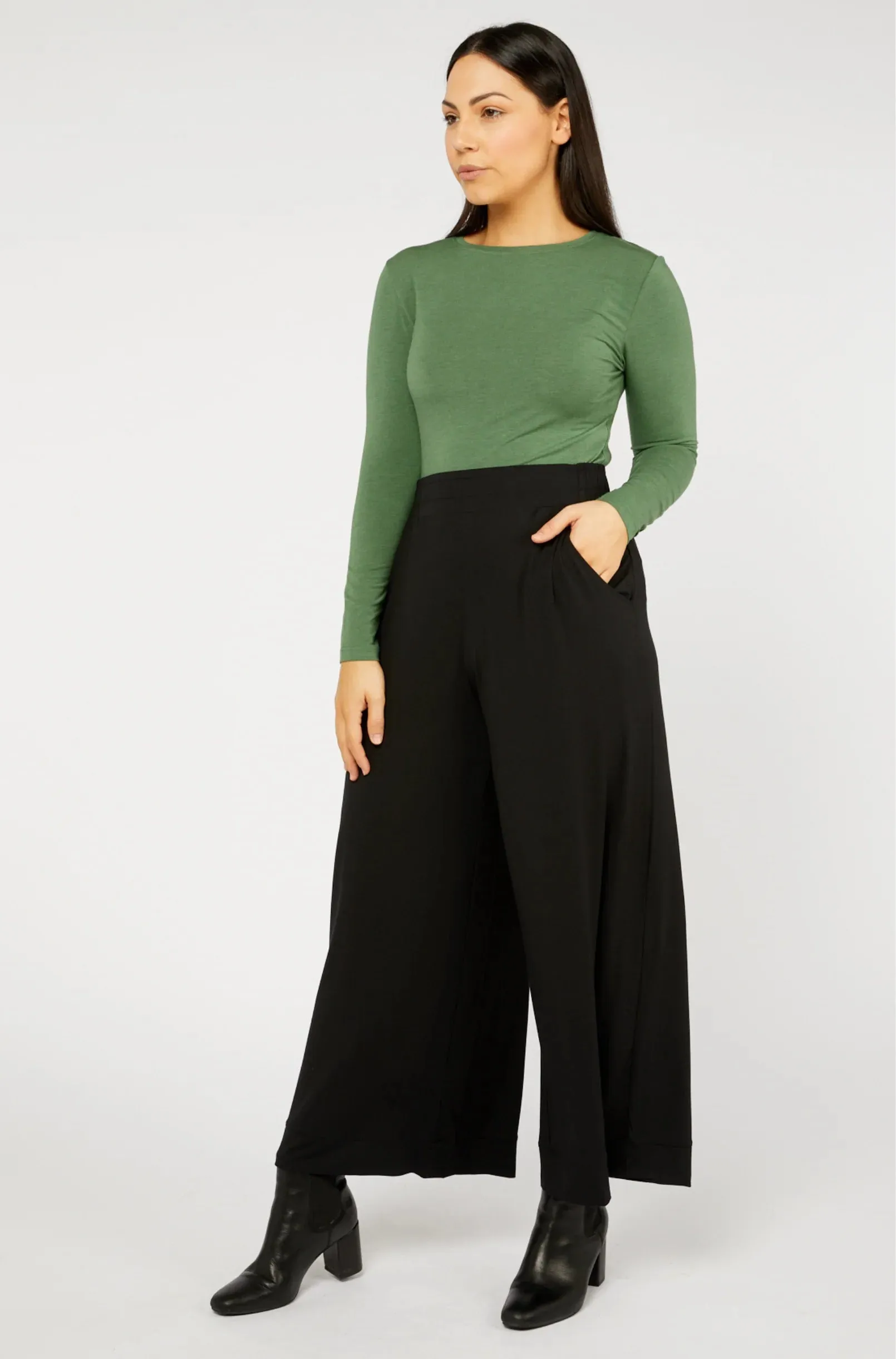 High Neck Long Sleeve Top