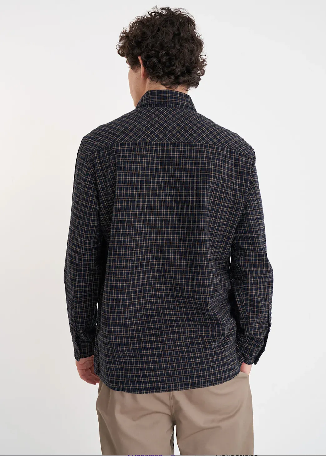 HUFFER OG Check Shirt - Navy