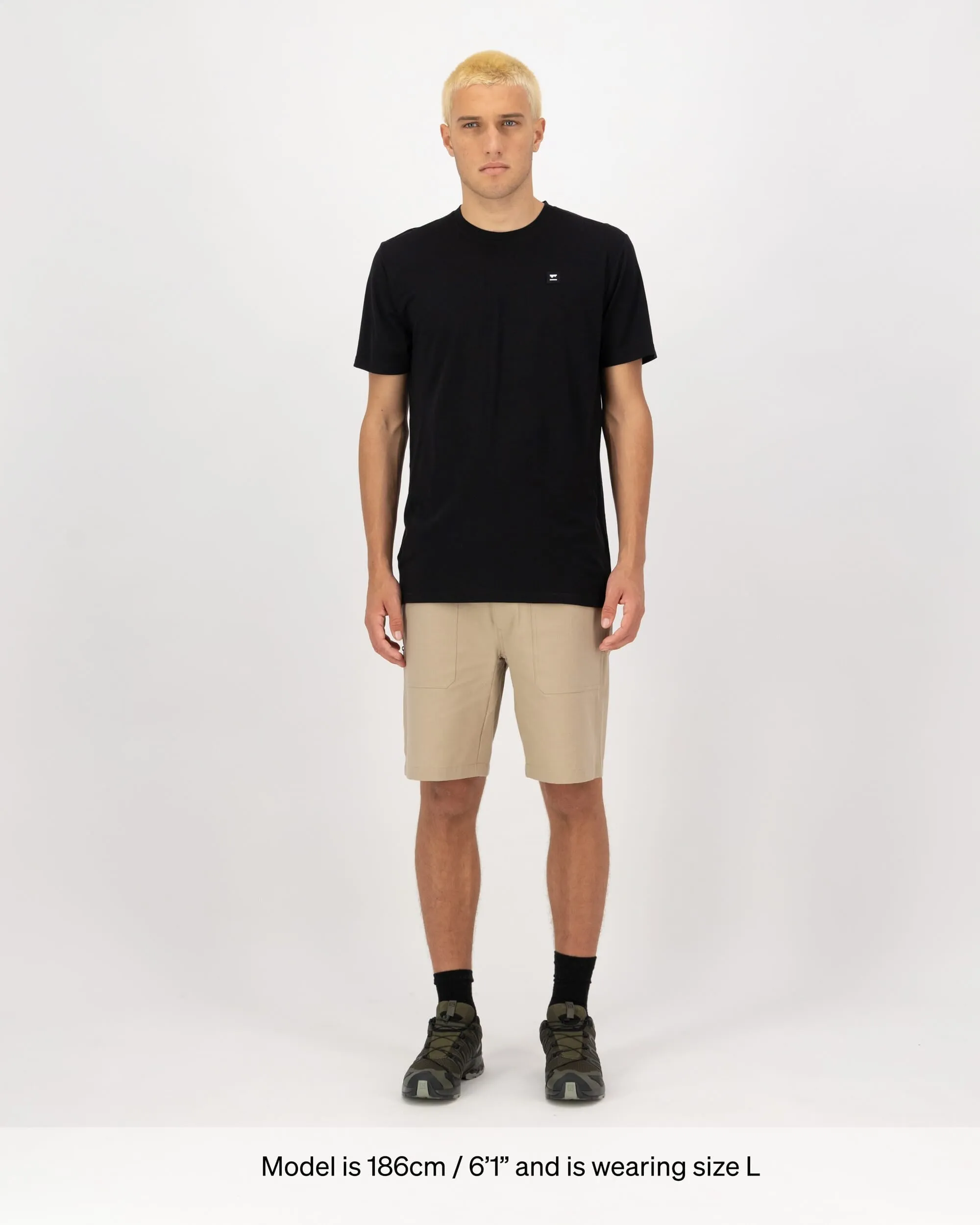 Icon Merino Classic T-Shirt - Black