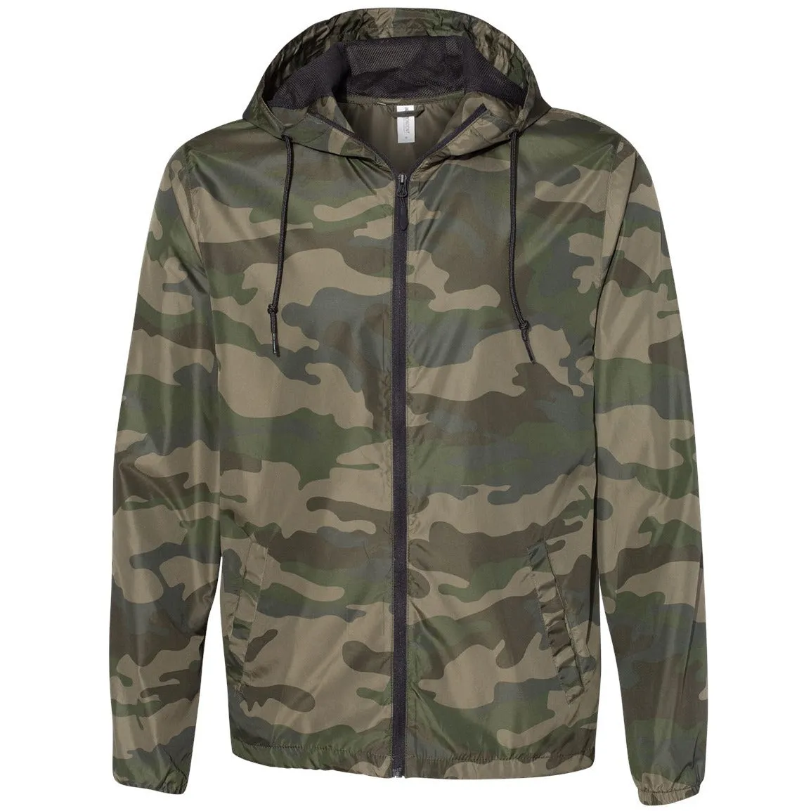 Independent Trading Co. Lightweight Windbreaker Full-Zip Jacket