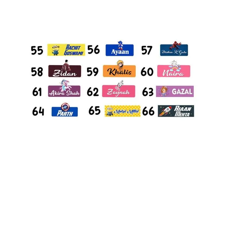 Iron-on Labels