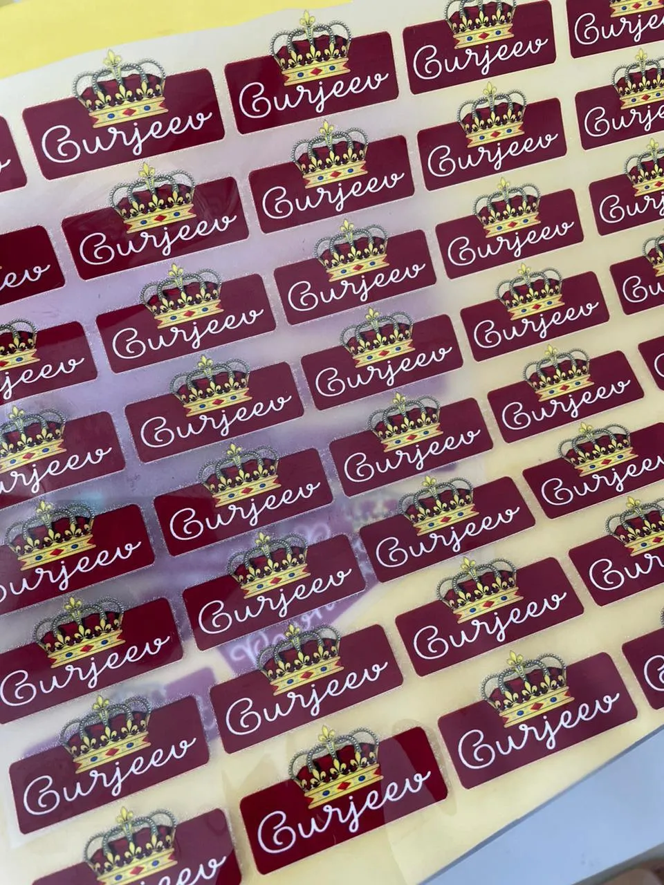 Iron-on Labels