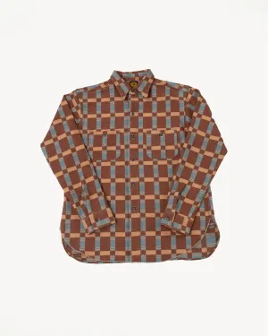JG-22 - The Heater Flannel - Brown