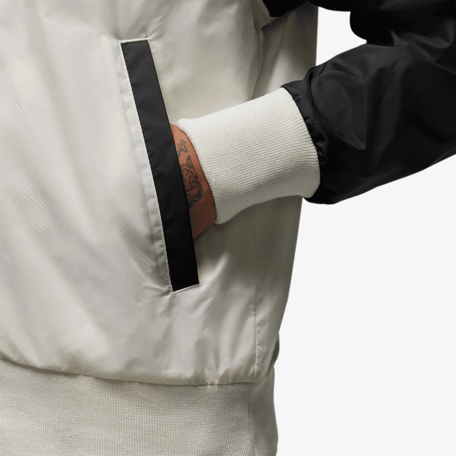 Jordan Flight MVP Arched Wordmark Jacket - White/Black