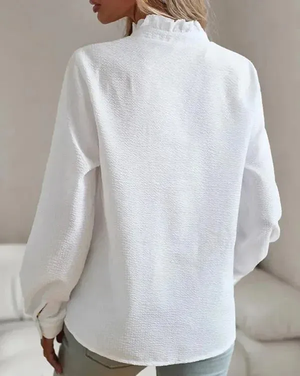 Josie – classic long-sleeve simple top