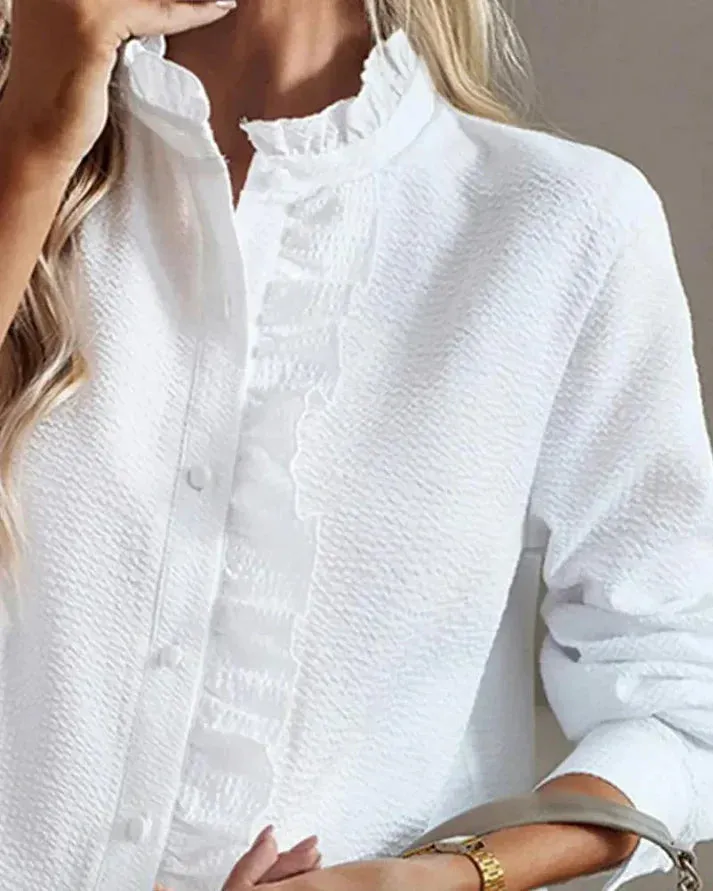 Josie – classic long-sleeve simple top