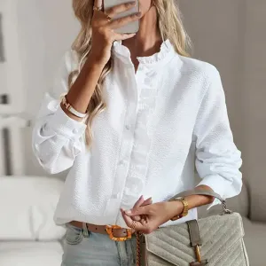 Josie – classic long-sleeve simple top