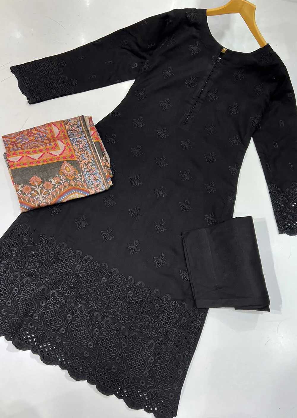JR-911-R - Readymade - Zarqa Chickenkari Collection By Johra 2022